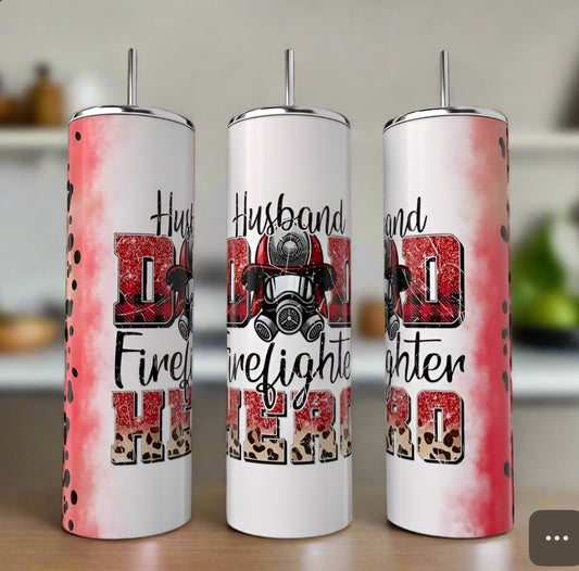 Firefighter Dad 20 oz Tumbler