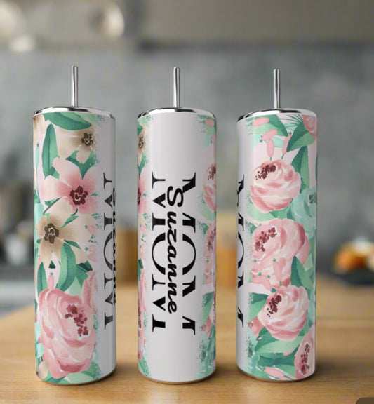 MOM  Floral   20 oz Tumbler