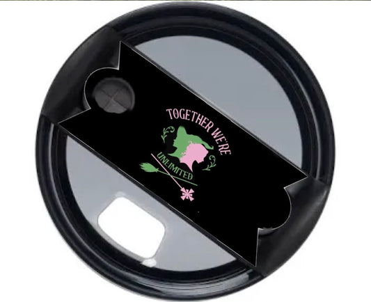 Wicked-Inspired Together Lid Topper | Tumbler Accessory