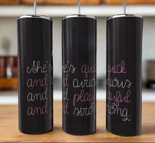 Chic Inspirational 20 oz Tumbler