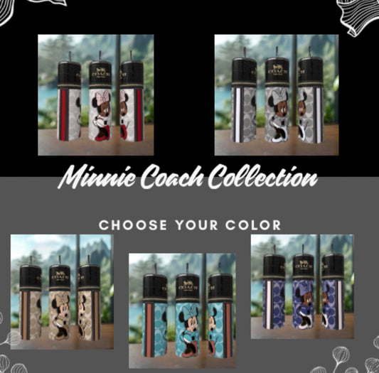 Minnie 20oz Stainless Steel Tumbler | Different Colors To Choose From handmade custom gift by Kreative By Design