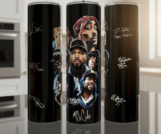 Rappers Delight 20oz Stainless Steel Tumbler handmade custom gift by Kreative By Design