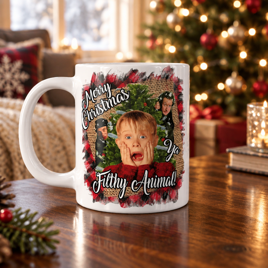 Ya Filthy Animal | Holiday Coffee Cup