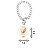 Broken heart Cup Charm