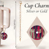 Vinyl Cup Charm