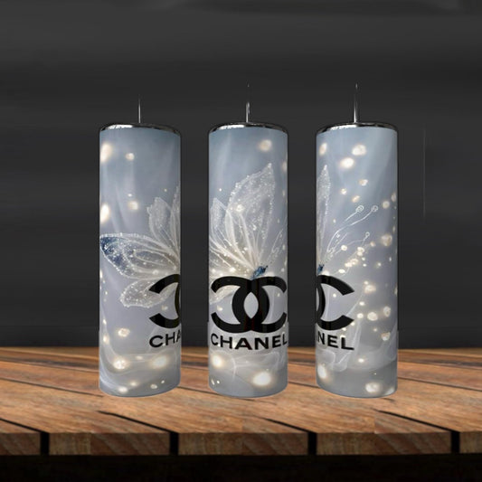 Coco Flowerbloom - 20 oz Stainless Steel Skinny Tumbler