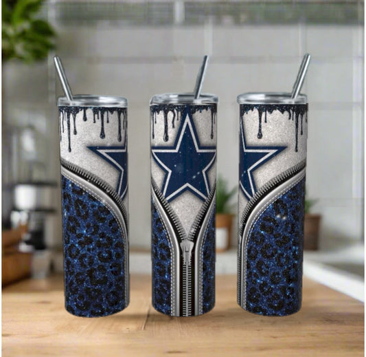 Cowboys 20 oz Skinny Tumbler