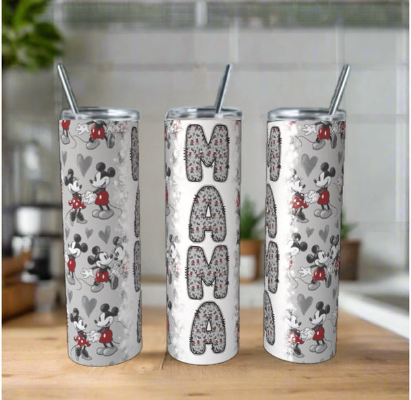 Mama Mouse Inspired 20 oz Skinny Tumbler