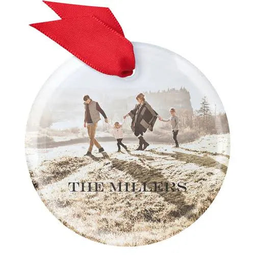 Personalized Glass Ornament | Handmade Holiday Gift