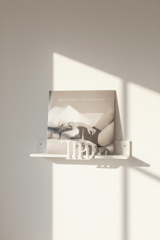 Poets Inspired Floating Album Display Shelf
