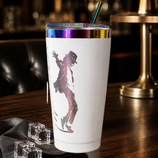 Michael Silhouette Rainbow 20 oz Engraved Tumbler