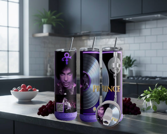 Prince QR Code Bluetooth Speaker 20 oz Tumbler