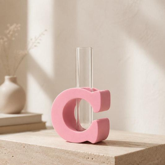 Personalized Initial Straw Charm | Tumbler Straw Accessory