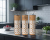 Luxury Designer Style Camel & White 20oz Skinny Tumbler | Premium Stainless Steel Travel Cup