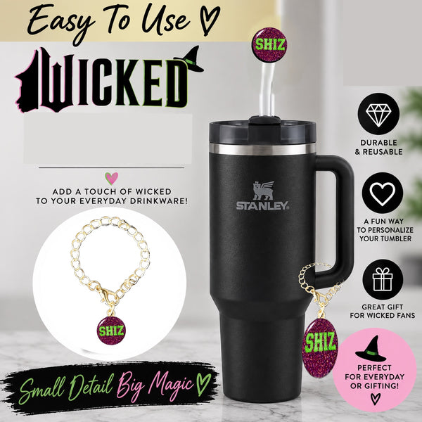 Wicked-Inspired Cup Charm | Witchy Tumbler Accessory