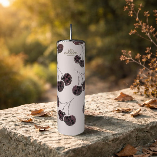 Chalky-Cherry Design 20 oz Stainless Steel Tumblers