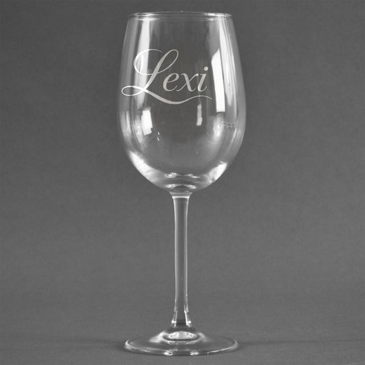 Engraved Personalized Wine Glass - Kreative By Design product image