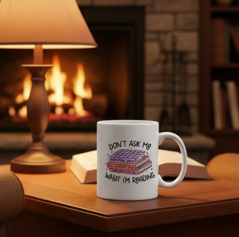 Don’t Ask Me What I’m Reading Mug   Spicy Romance Book Lover Coffee Cup