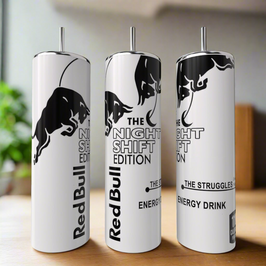 Energy Drink Inspired 20 oz Skinny Tumbler