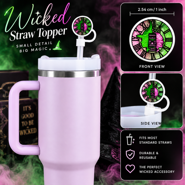 Pink & Green Witchy Tumbler Accessory